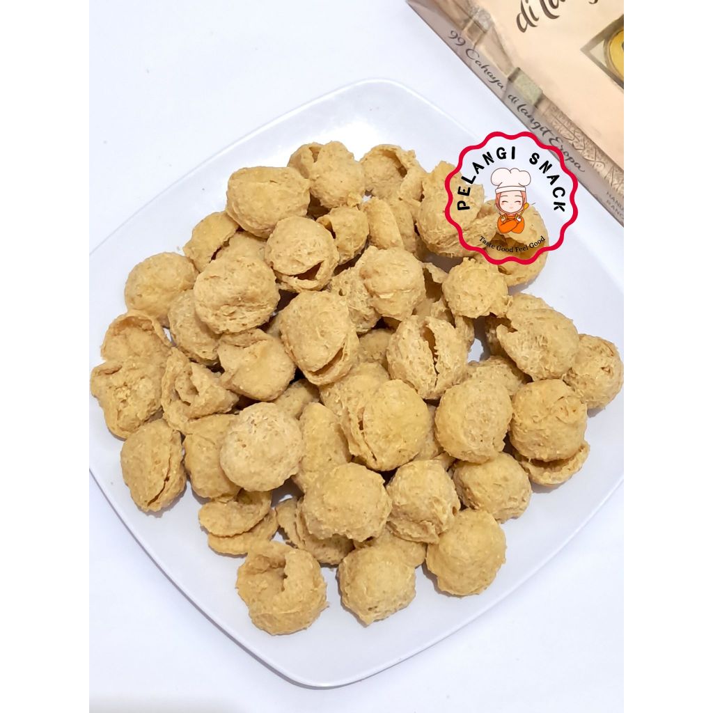 

[250 gr] Keripik Tahu Bulat Kulit Tahu Walik Gurih isi 250 Gram