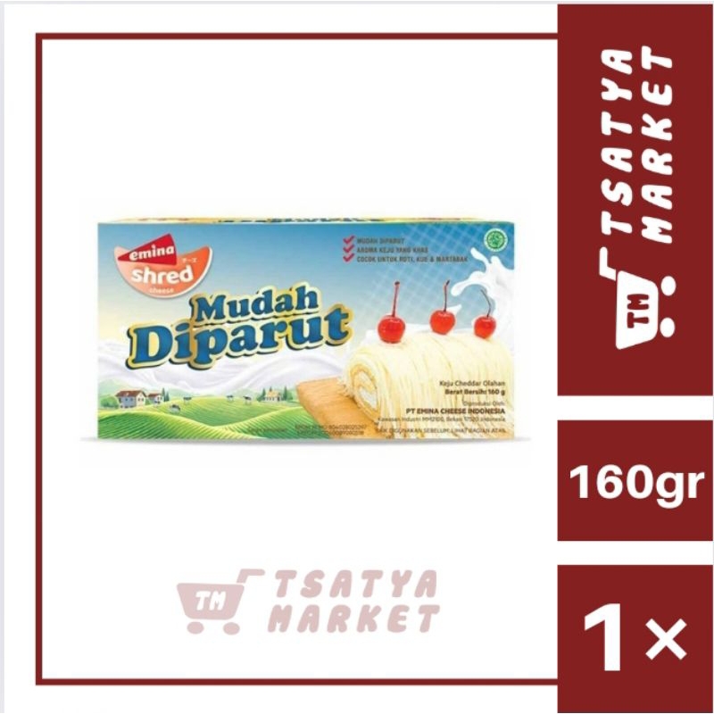 

EMINA CHEESE SHRED MUDAH DIPARUT 160GR
