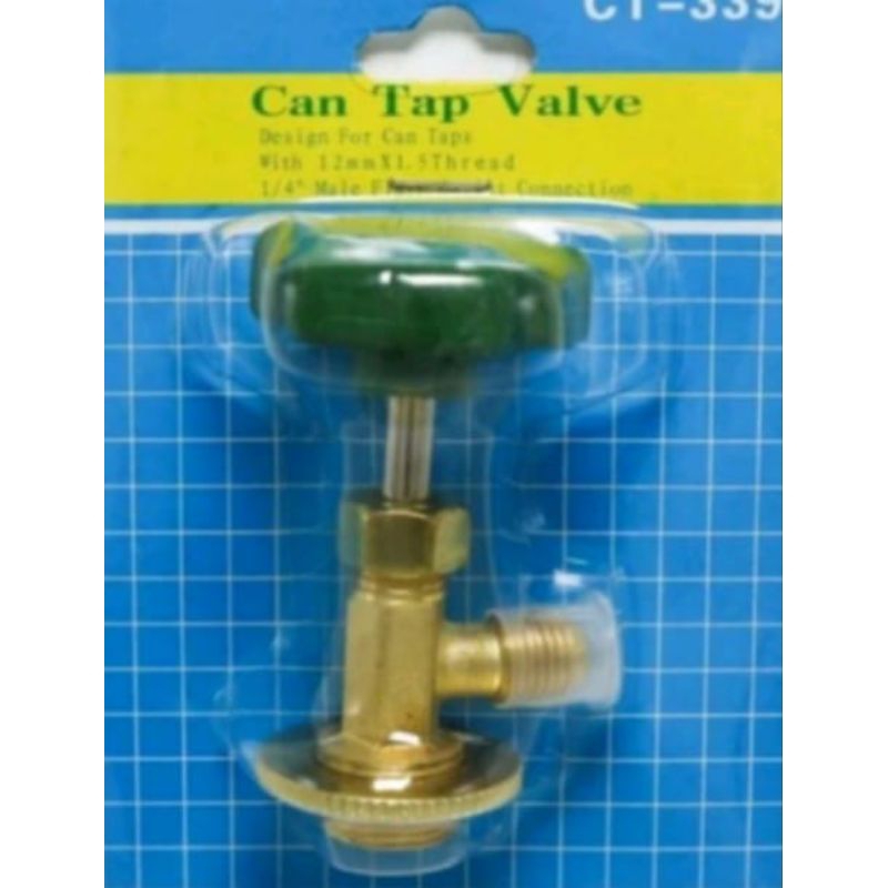 CAN TAP VALVE CH-339 /KRAN FREON R134A KLEA Jincool