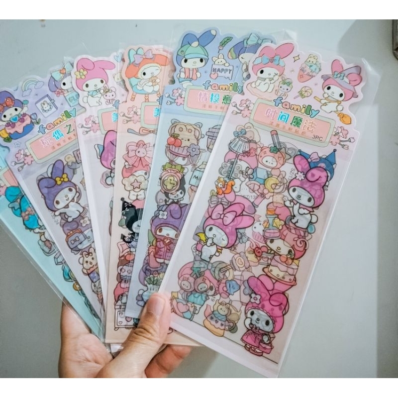 

Stiker Sanrio isi 3 lembar