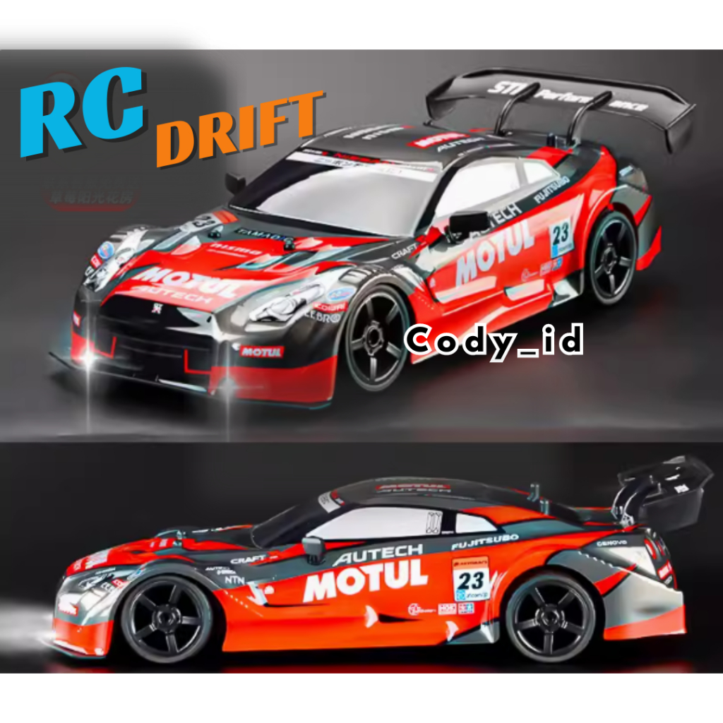Mobil RC Drift 4WD / Mainan mobil remot racing skala 1:16