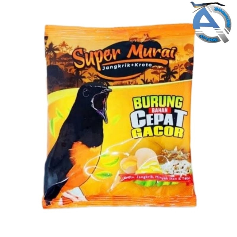 Super Murai Voer Kasar Pakan Makan Burung Murai Kacer dll