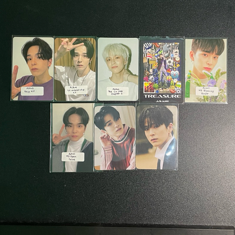 Treasure Asahi PC Photocard 1st Membership Kit;2nd Anniv Deco Kit; MD Blooming Binder; MD JP Online;