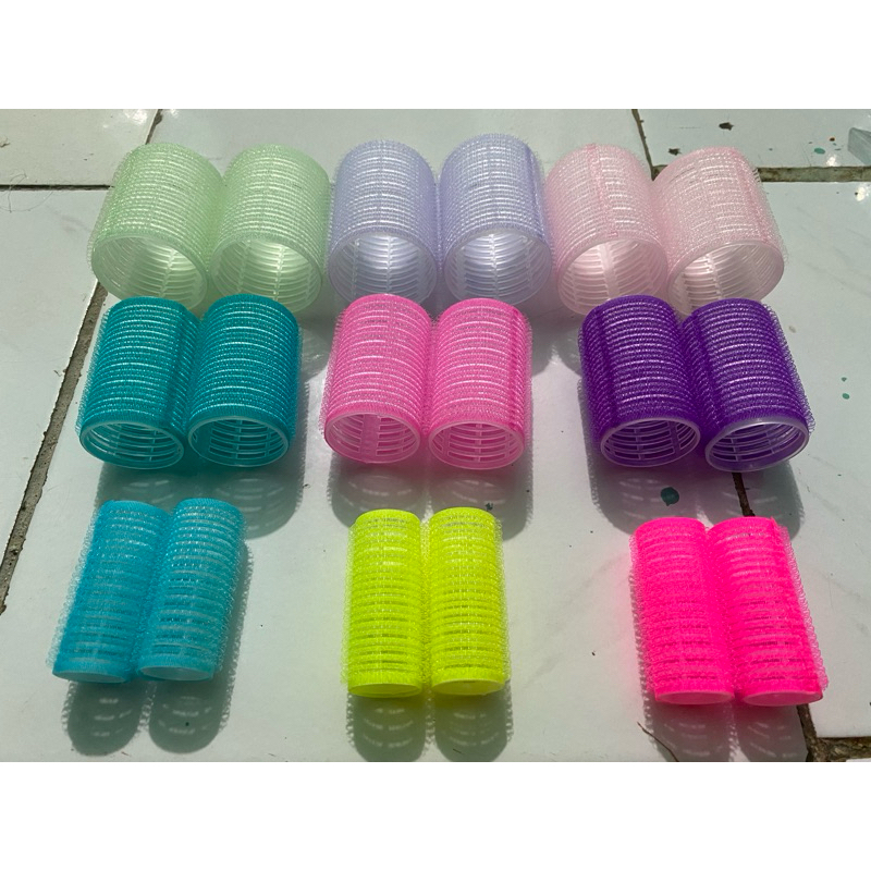Acckini - Roll Rambut Poni Gulung Uk Jumbo Sedang kecil / Roll Gulung Poni / Pengeriting Rambut / Al