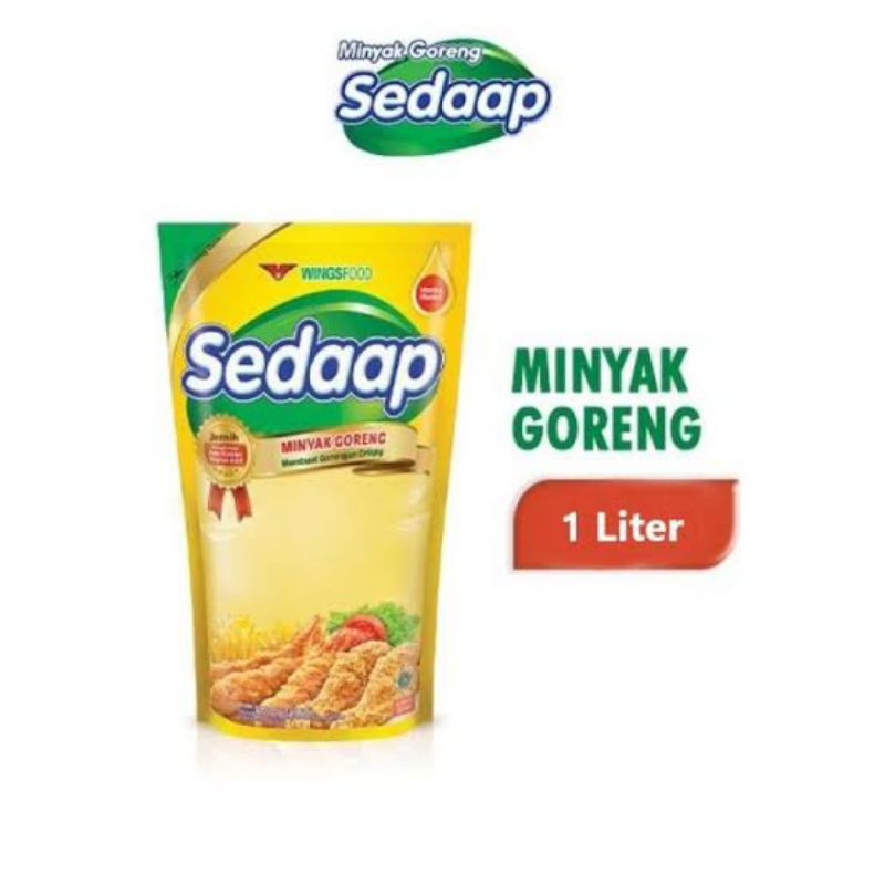 

MINYAK SEDAAP 1 LITER MINYAK GORENG