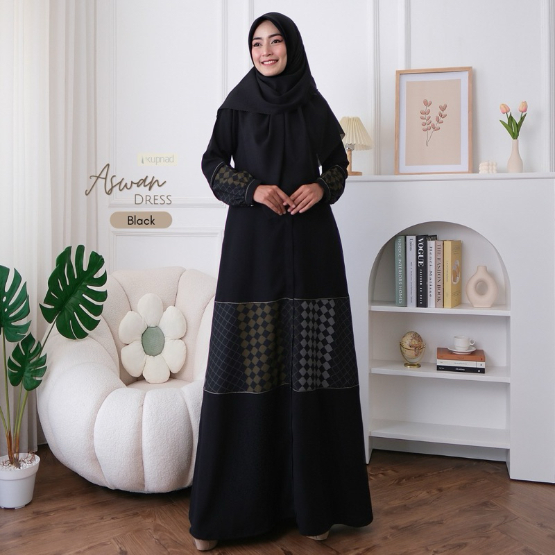 DRESS MUSLIM WANITA ASWAN DRESS
