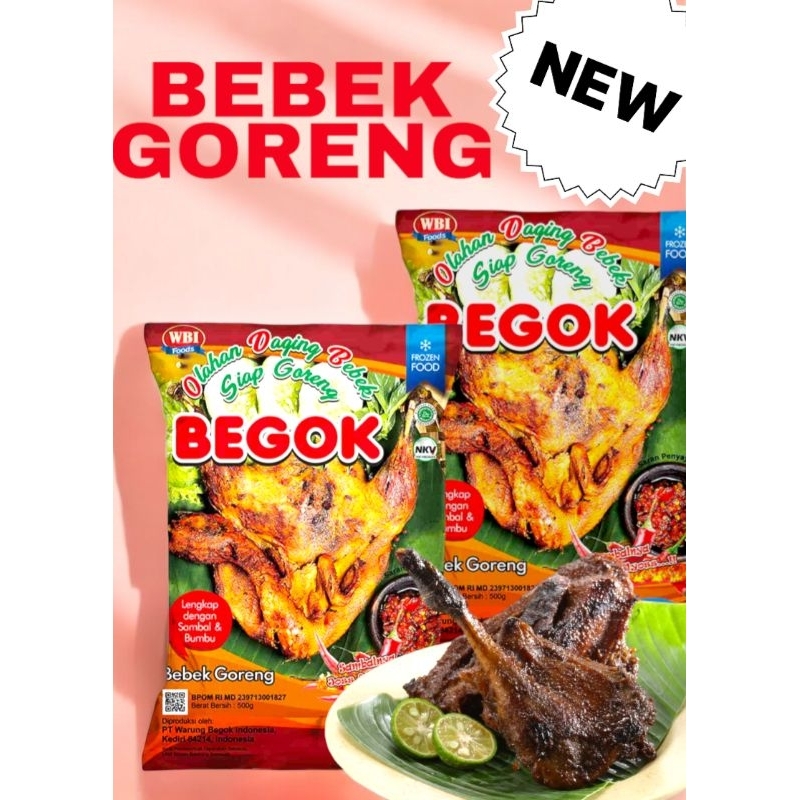 

BEGOK | Bebek Siap Goreng Free Sambal 500 Gram