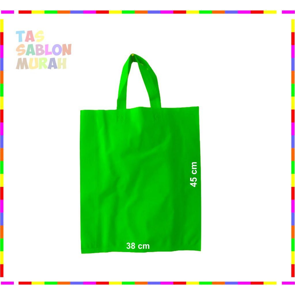 

Goodie Bag 38x45 Handle Tali Lipat Samping Pink Tua Vanta 75 gsm