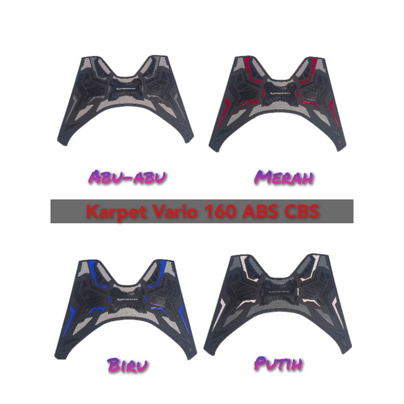 Karpet Vario 160 ABS CBS injakan Honda Vario 160 2022-2023