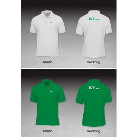 Kaos Polo Shirt Tshirt Baju Kerah Distro J&T JNT CARGO KARGO J N T & polos custom indonesia pria wan