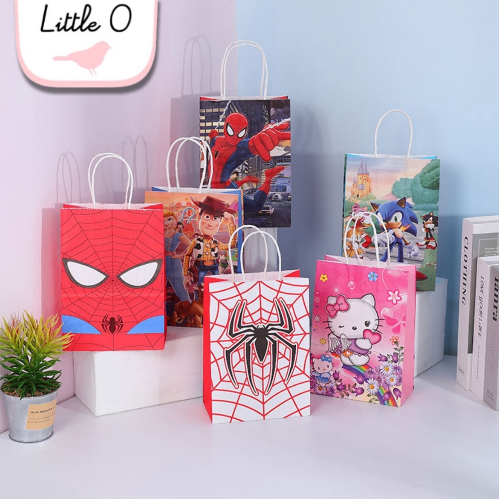 

CUCI GUDANG NEW PAPERBAG SUPERHEROES PAPERBAG CRAFT Kantong Kertas Happy Birthday Goodie Bag Hampers Ulang Tahun Ultah