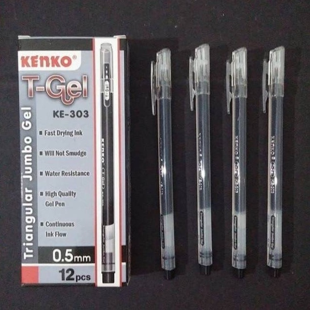 

SPESIAL Pulpen Tgel Kenko KE33 Triangular Jumbo gel