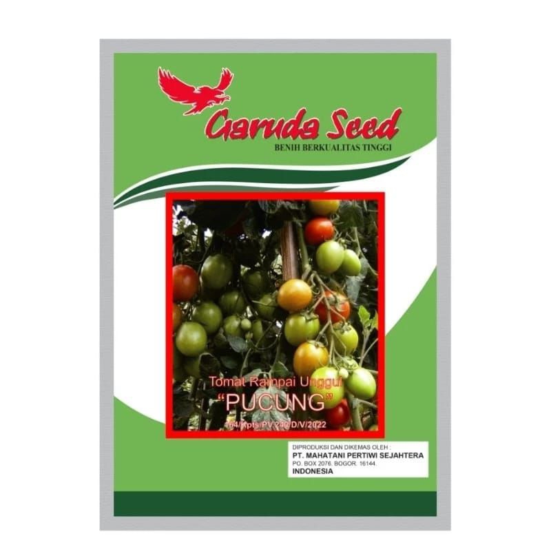 BENIH TOMAT Varietas PUCUNG 1 pak utuh  [5 Gram/+-1700 biji] Benih bibit Unggul Produk GARUDA SEED[e
