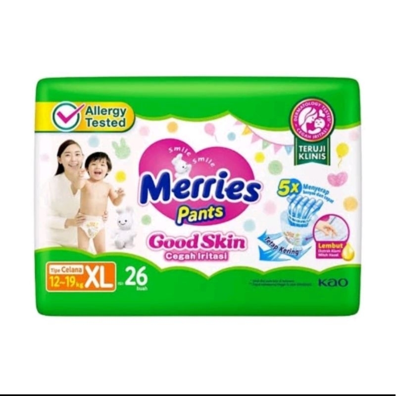 Merries Ukuran XL isi 26