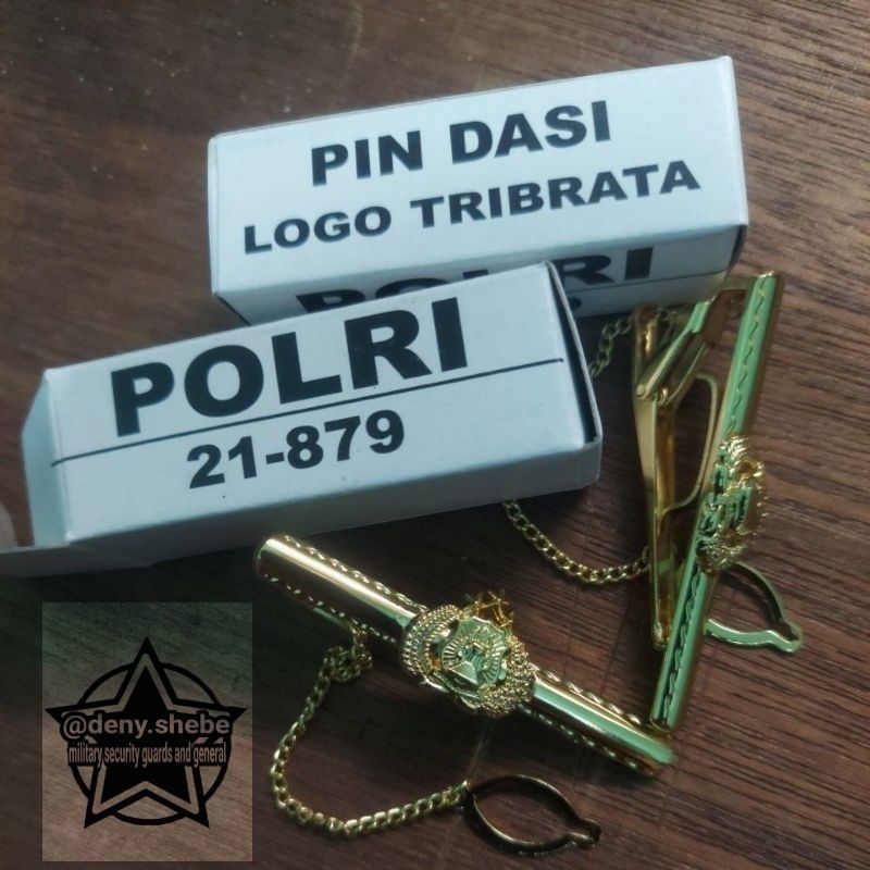 JEPITAN DASI LOGO POLRI TRIBRATA