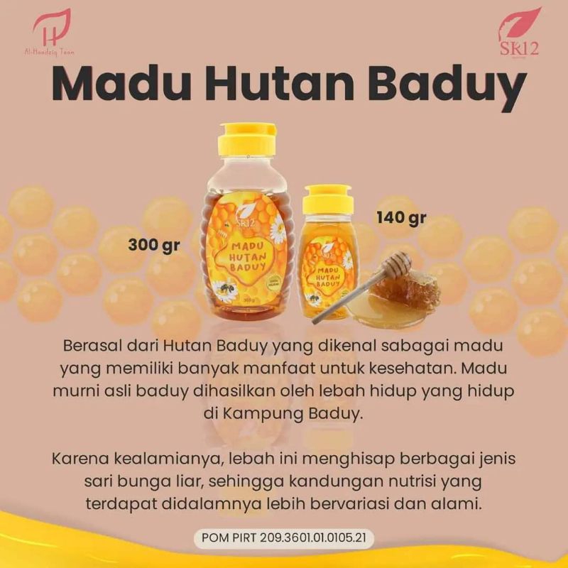 

madu hutan baduy SR12