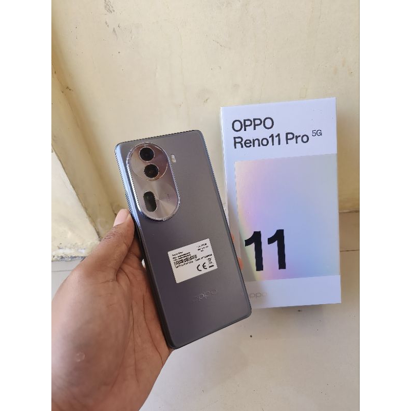 oppo reno 11 pro 5g 12/512 second lengkap mulus