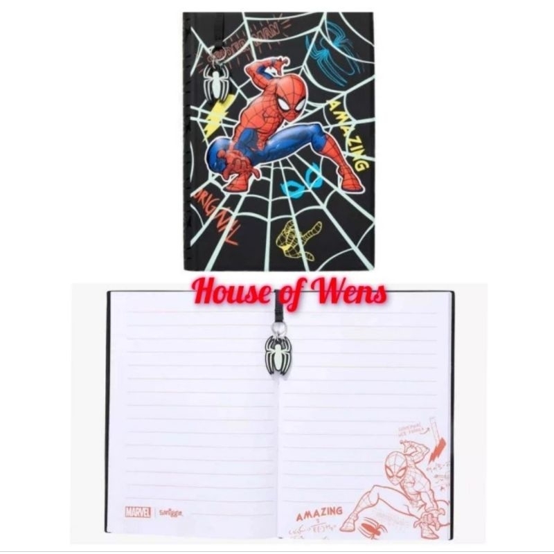 

SMIGGLE SPIDERMAN A5 NOTE BOOK GLOW IN THE DARK ORIGINAL