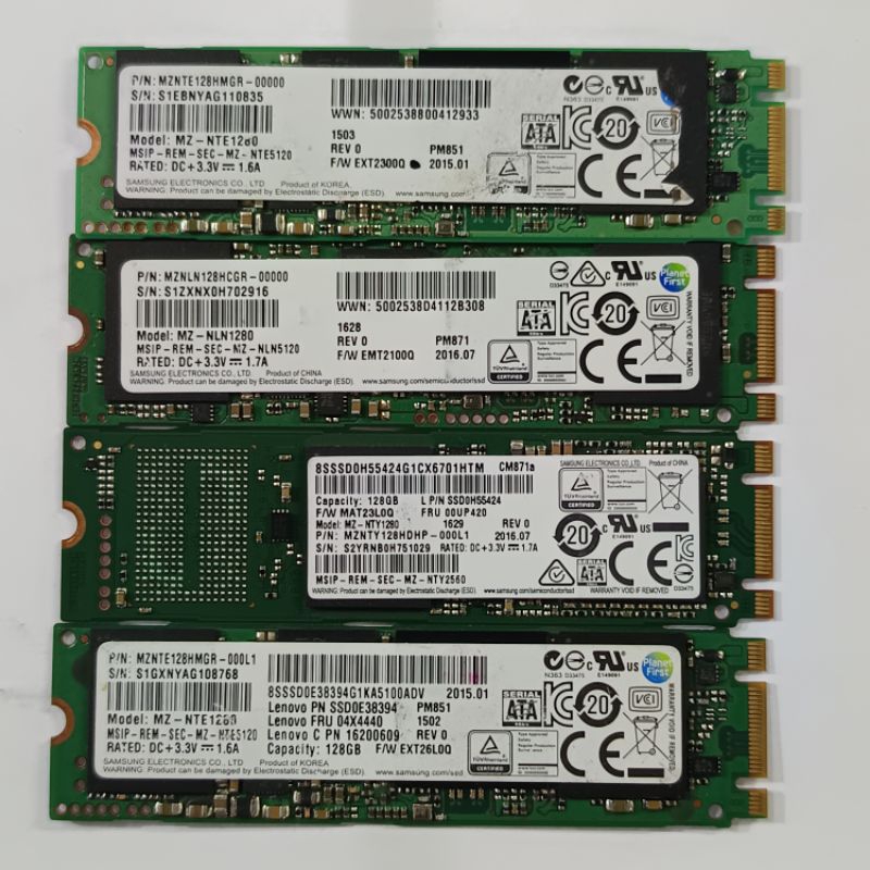 SSD m.2 Sata Samsung 128gb original m2 2280