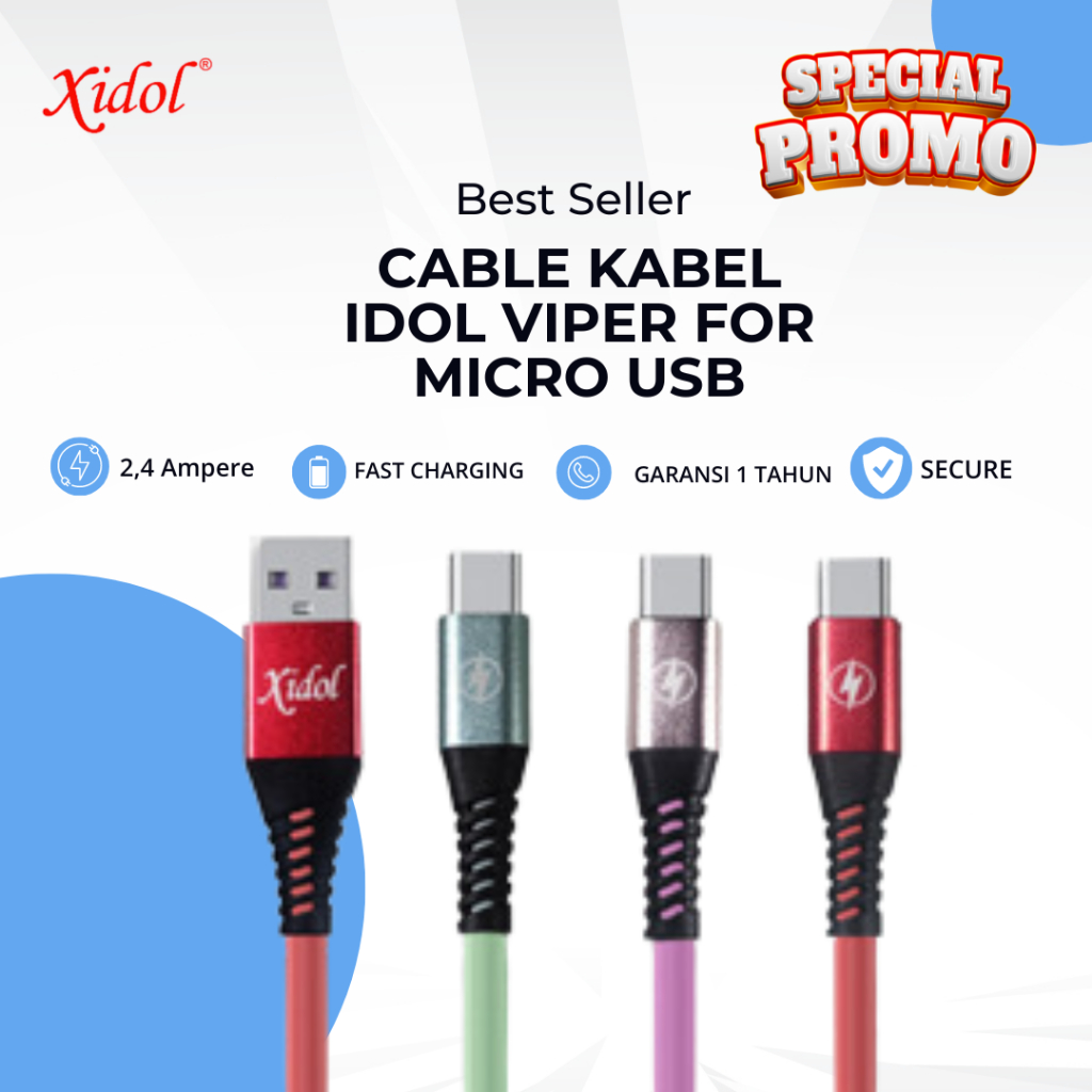 KABEL XIDOL VIPER  type C  BERGARANSI