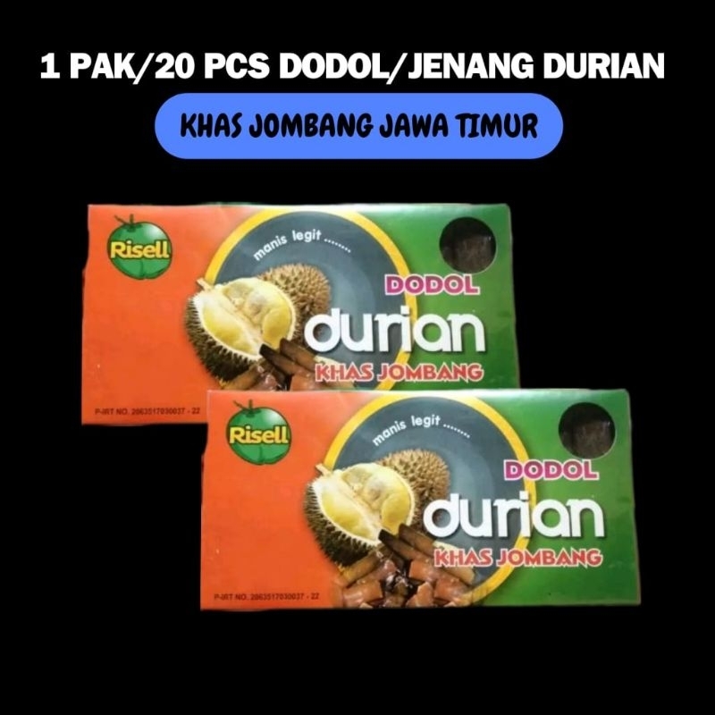 

JENANG/DODOL RASA DURIAN ISI 20 PCS MANIS LEGIT HALAL 100% BEST SELLER KUALITAS PREMIUM NEW PRODUK BY RISELL MAKANAN TRADISIONAL/JADUL OLEH-OLEH KHAS JOMBANG JAWA TIMUR/JATIM TStore