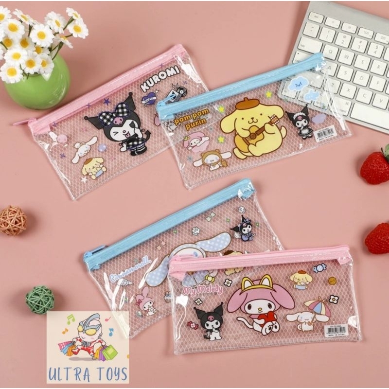 

[ULTRATOYS] KOTAK PENSIL POUCH MIKA SEBRBAGUNA SANRIO