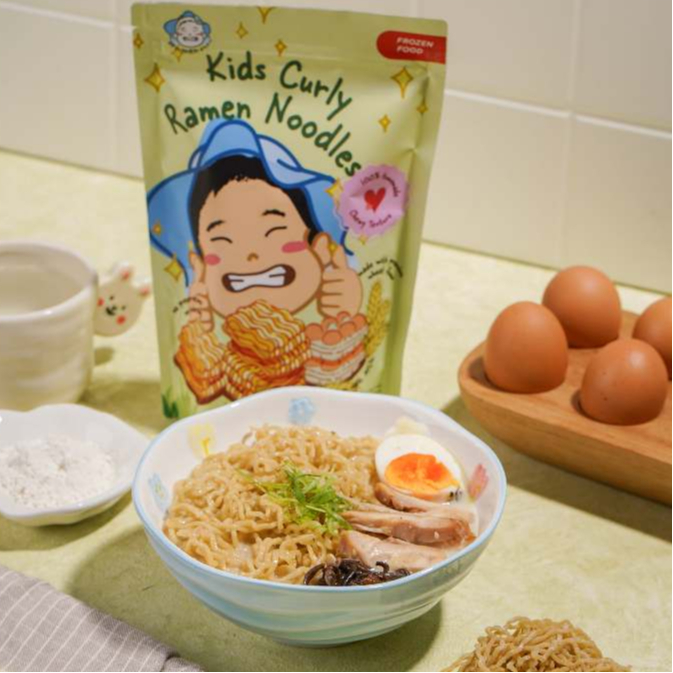 

Orimen Kids Curly Ramen Noodle | Mie Sehat Keriting Homemade, Tanpa Pengawet / Pewarna | Bakmi Mentah Premium