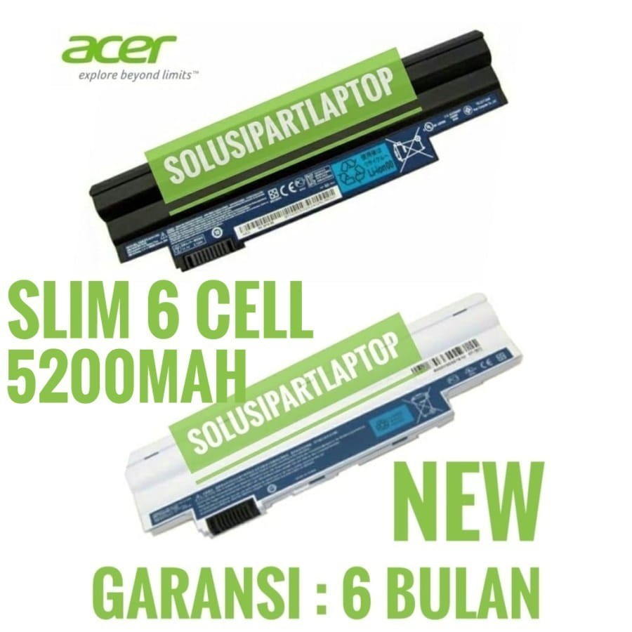 BATERAI ACER NoteBook Aspire One D255 D257 D260 D270 722 SLIM ORI