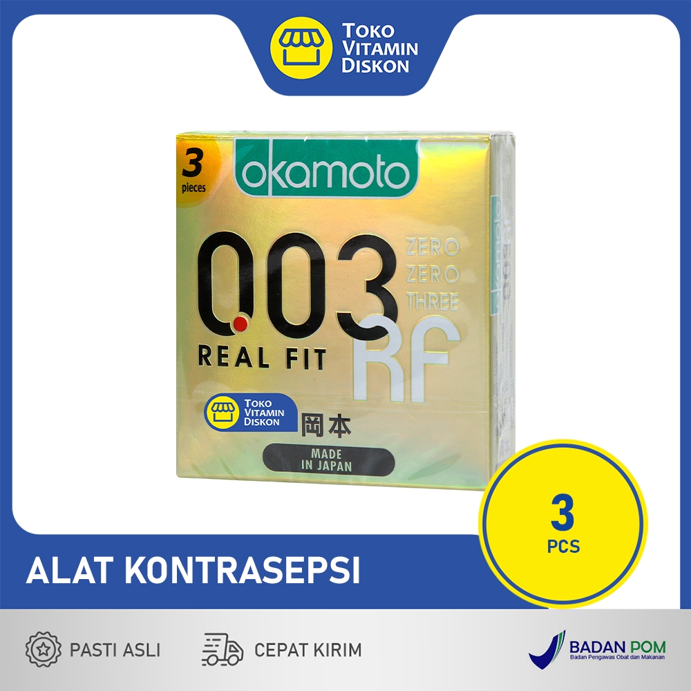 OKAMOTO KONDOM REAL FIT 003 3'S