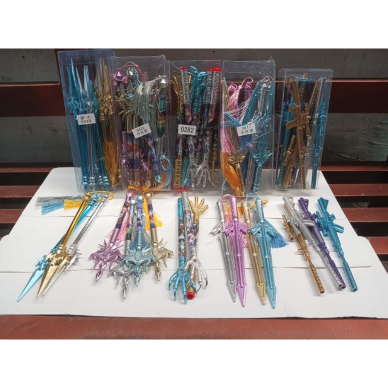 

Bolpoin fancy senjata/pulpen senjata/pulpen karakter