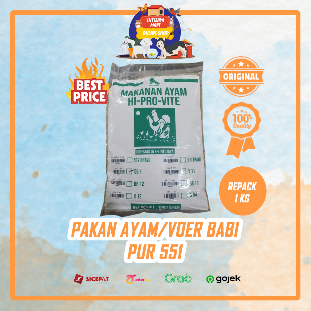 Pakan Ayam | Voer Babi | Pur 551 1kg