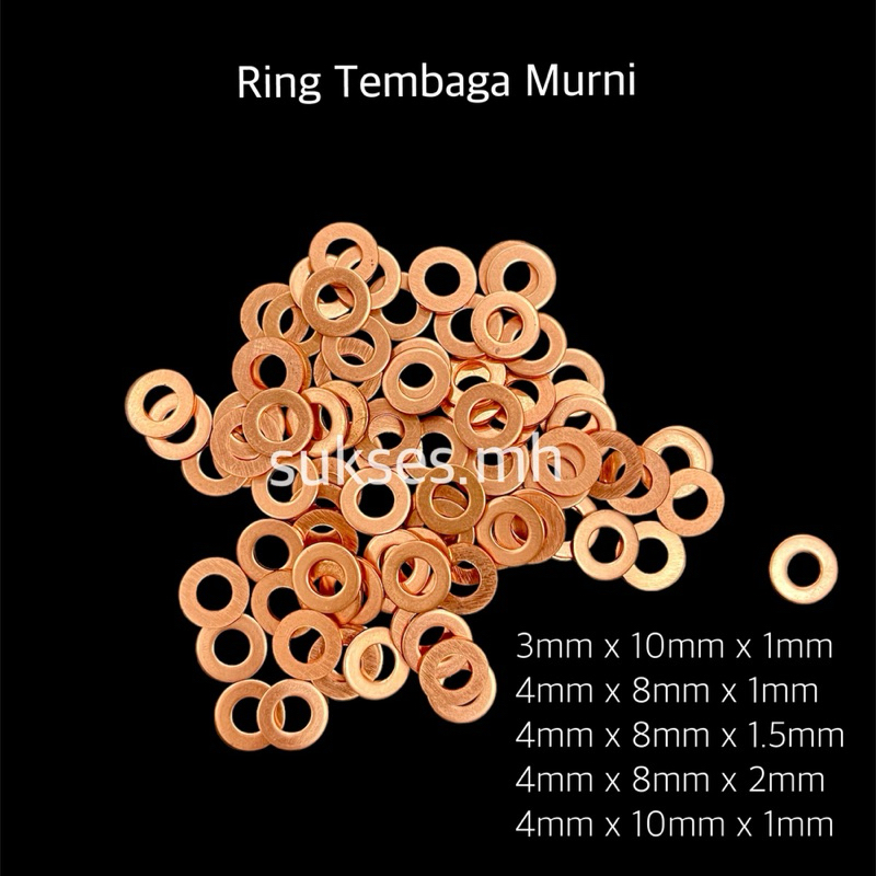Ring tembaga M3 ring tembaga M4 ring tembaga murni