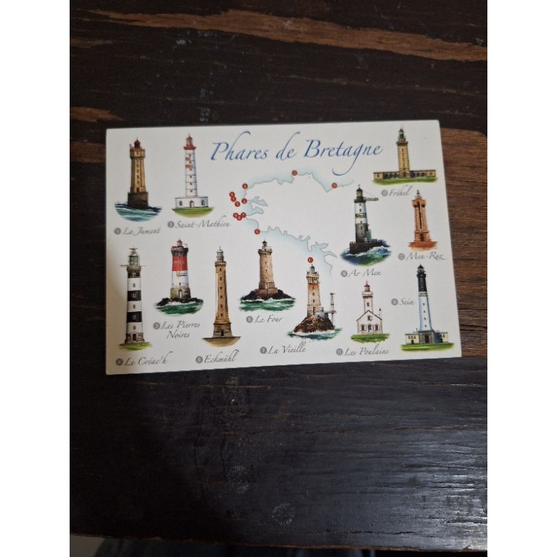 

kartu pos mercusuar perancis/lighthouse france postcard