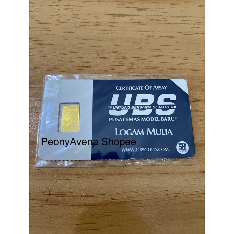 UBS Logam Mulia 1 gram