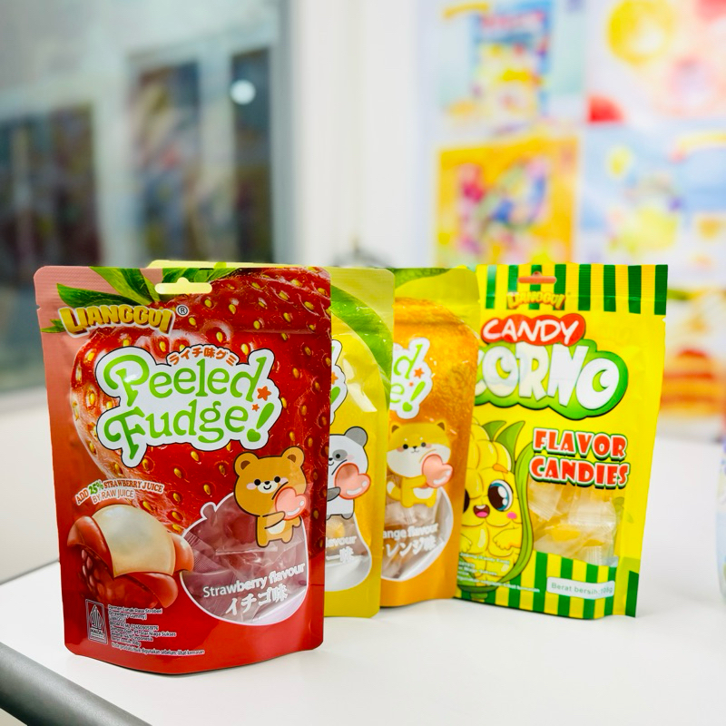 

HALAL - LIANGGUI PEELED FUDGE & CANDY CORNO