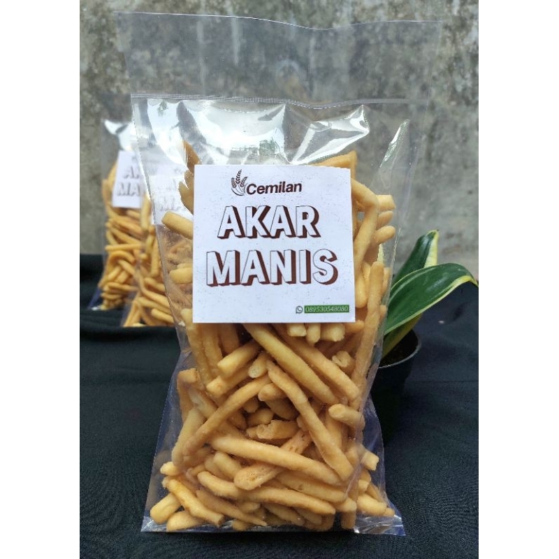 

CEMILAN AKAR MANIS 200gr - CEMILAN ENAK DAN MANIS