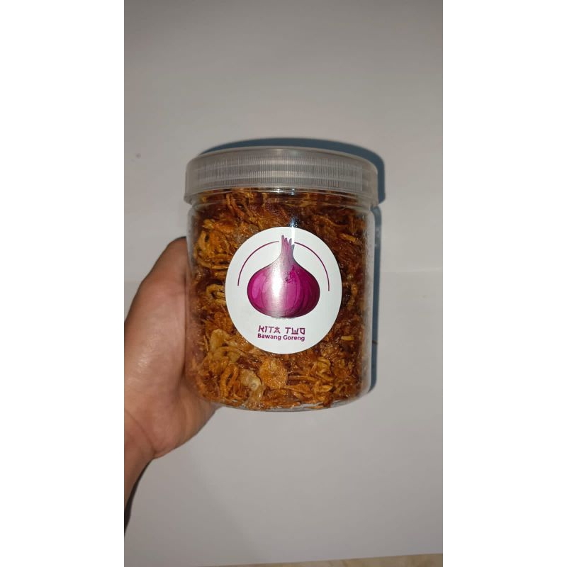 

BAWANG GORENG ASLI 100% PREMIUM!!! TANPA CAMPURAN, KEMASAN TOPLES ( 500 GRAM )