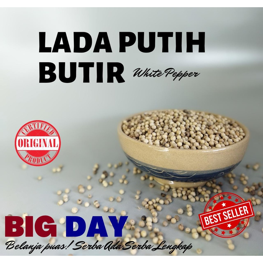 

LADA ORI BUTIR 1kg | MERICA | WHITE PEPPER