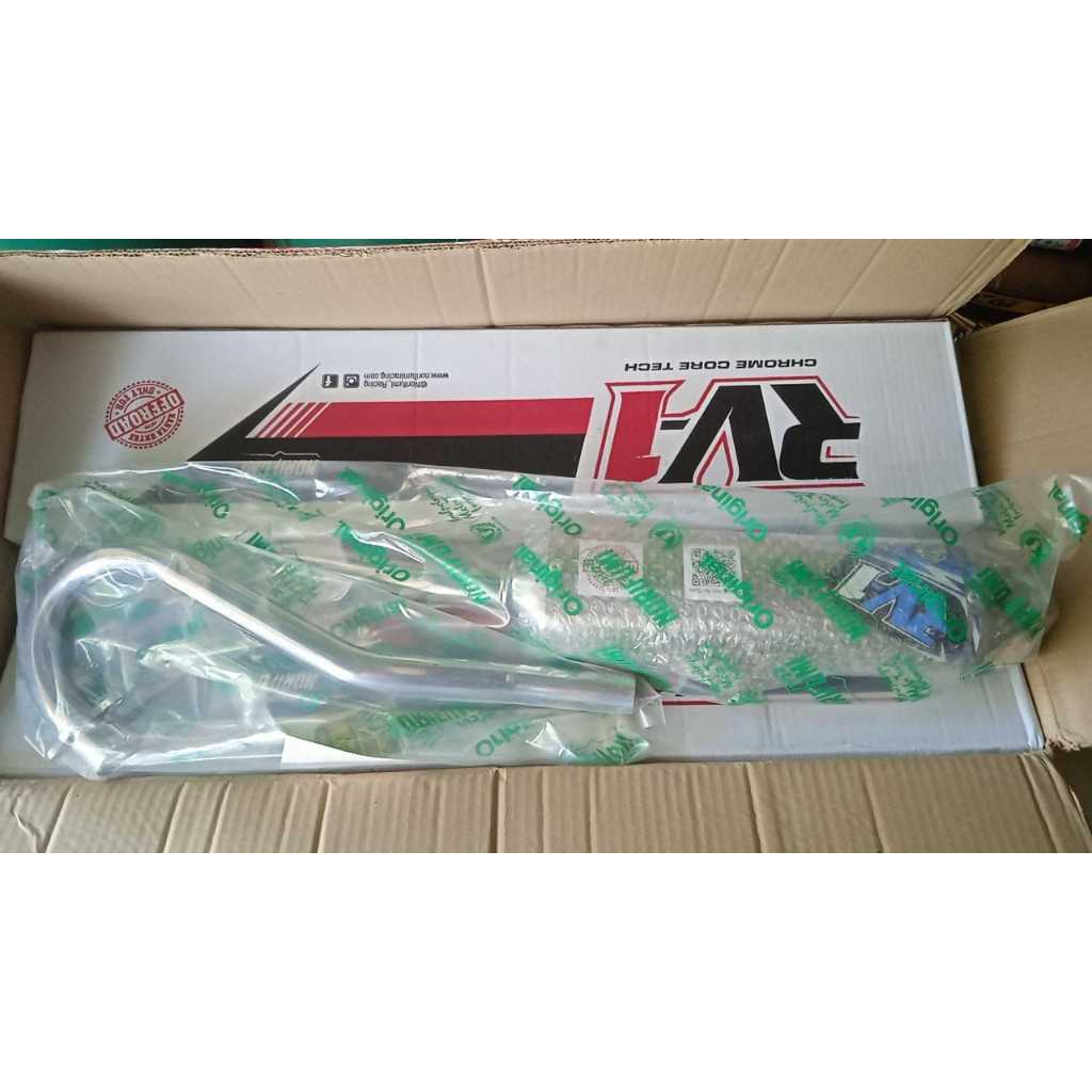 Knalpot Norifumi CRF 150, KLX BF ,Dtracker Original RV1 N4 Full SET Leher Tinggal Pasang