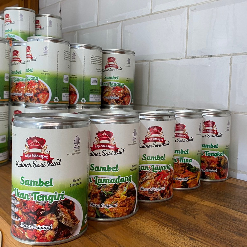 

Makaleng Lauk Siap Saji / Sambel Ikan Tengiri/ Sambal Ikan Lamadang / Sambal Ikan Layang / Sambal Ikan Tuna / Sambal Ikan Tengiri