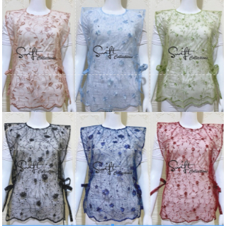 VEST TILLE TALI PREMIUM / VEST TULLE TALI/ LACE ROMPI Tille WANITA / OUTER ROMPI TERLARIS