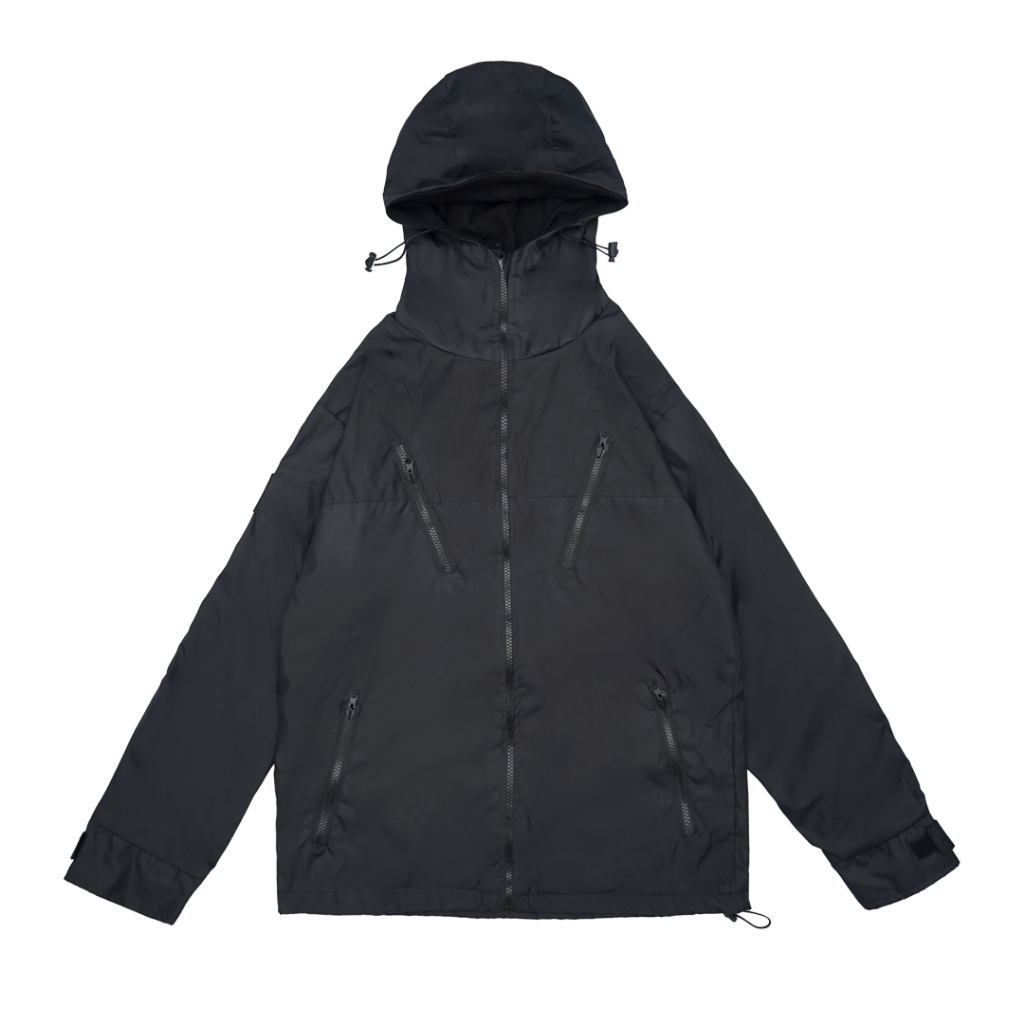 Zade Supply Casual Jacket Waterproof Black Zipper