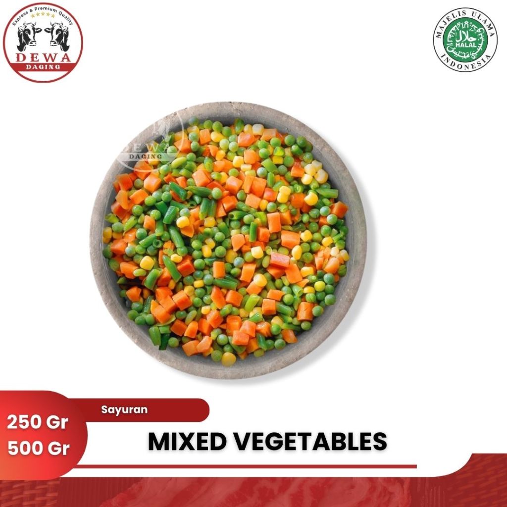 

Mixed Vegetables Frozen | Sayuran Beku Kombinasi | Mix Vegie