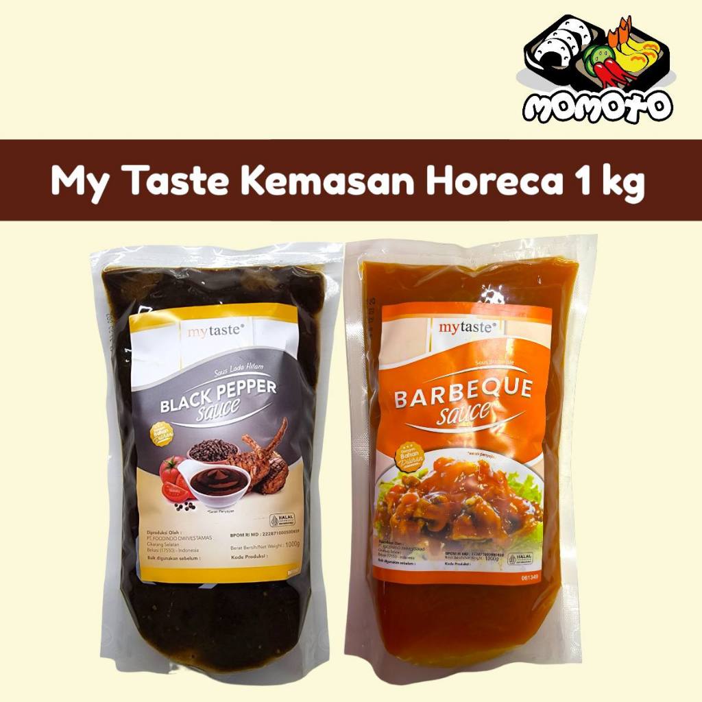

My Taste Grosir 1 kg Saus Blackpepper BBQ Steak Lada Hitam Horeca Murah