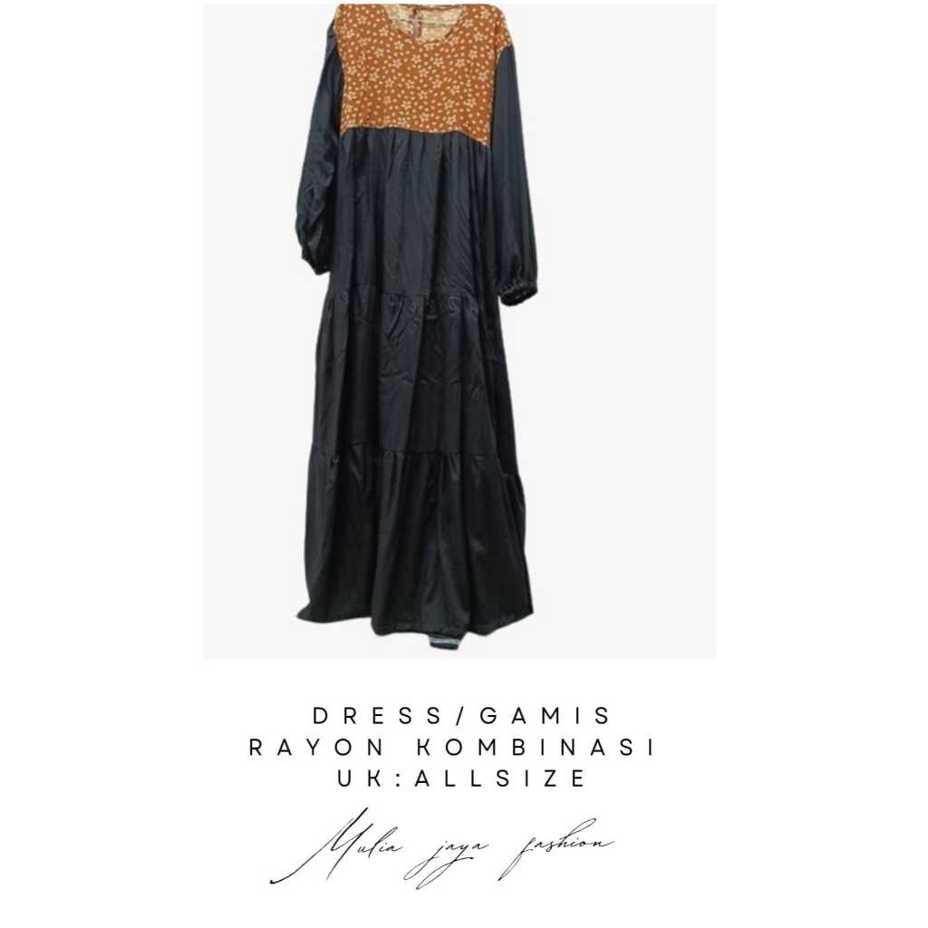 Gamis santai kekinian casual dress