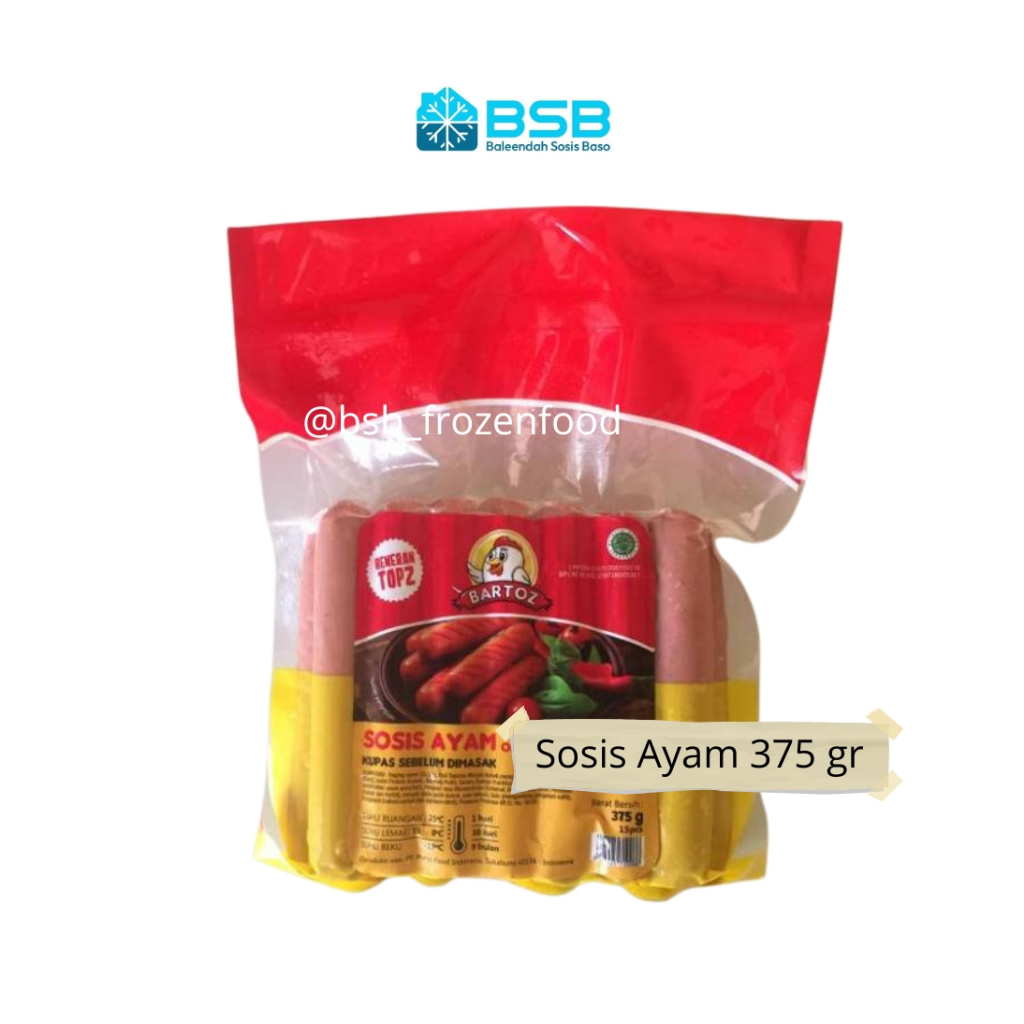 

BARTOZ Sosis Short Original 375 gr / 1 kg Sosis Bartos