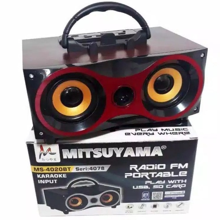 KODE F2E8 COD SPEAKER WIRELESS BLUETOOTH MITSUYAMA XBASS MS42 SERI 478SALON AKTIF XBASS MS478SPEAKER