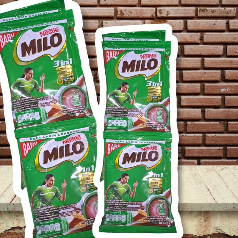 

MiLo Sachet 3in1 1 Renceng 10 pcs 34g