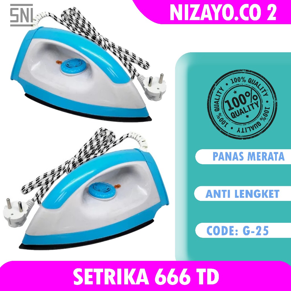 SETRIKA ELECTRIC TRISONIC T-108 NZY 2