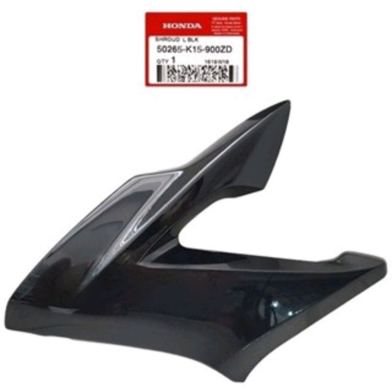 50265~K15~900ZD Sayap tangki kiri hitam glossy cb 150 r 2012~2014